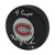 Murray Wilson Autographed & Inscribed Puck - Logo
