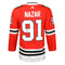 Frank Nazar Autographed Chicago Blackhawks Rookie adidas Jersey