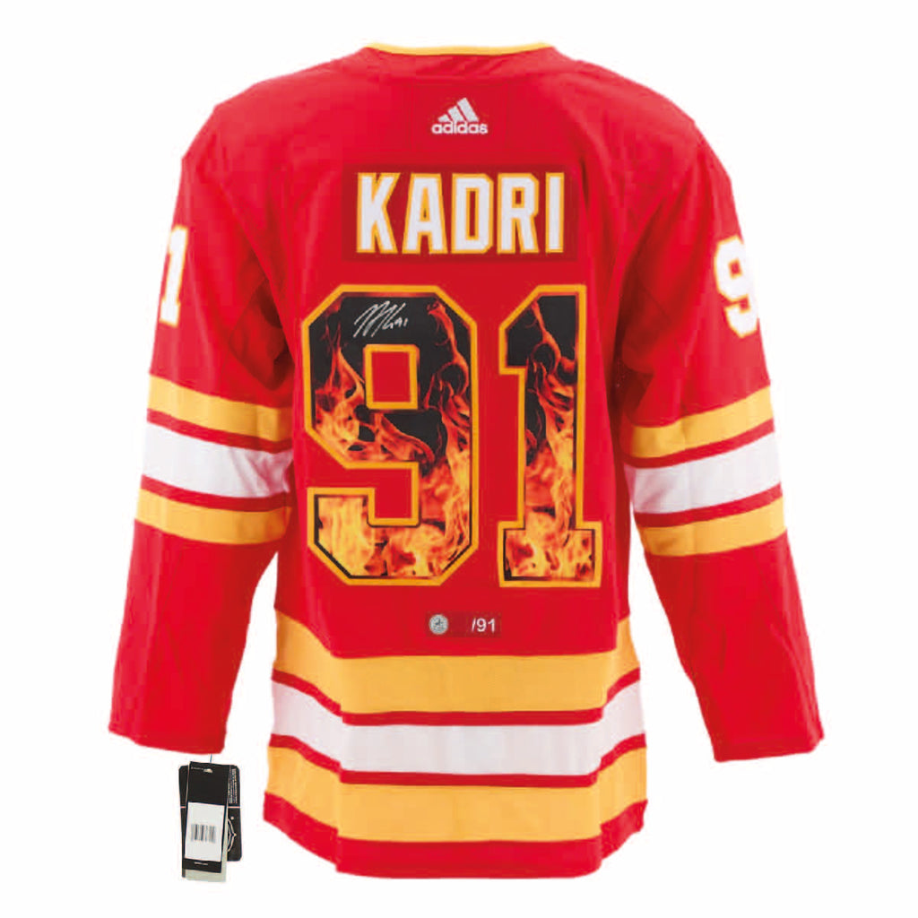 Nazem Kadri Autographié Fanatiques Premium Art chandail - Édition limitée de 91
