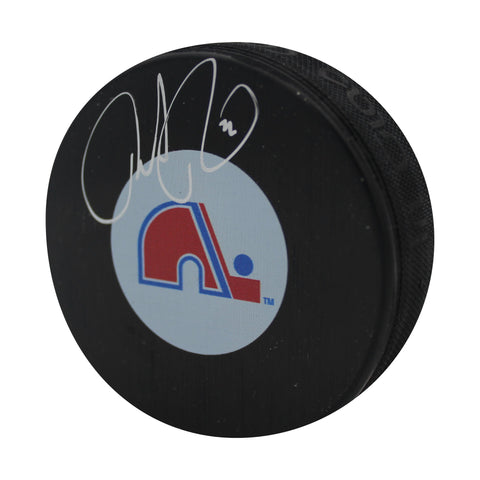 Robert Picard Autographed Puck - Logo Quebec Nordiques