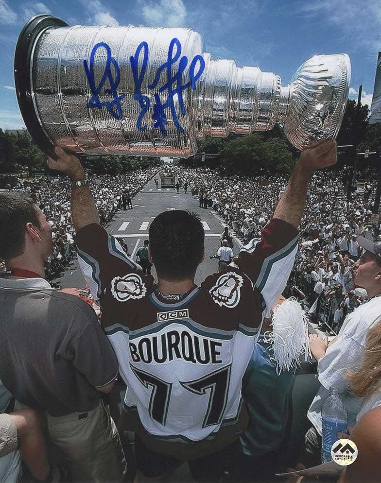 Raymond Bourque Autographed 8X10 Photo - Stanley Cup Parade