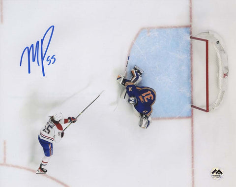 Michael Pezzetta Autographed 8x10 Photo - Net View