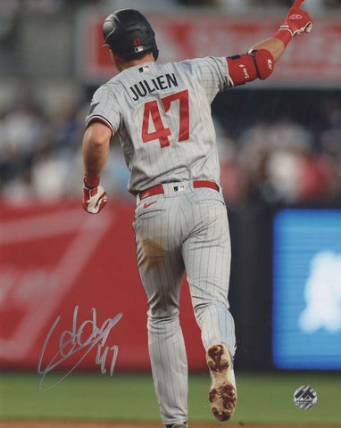 Edouard Julien Autographed 8x10 Photo - Back