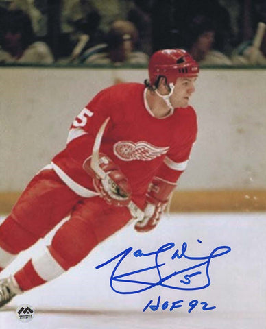 Marcel Dionne Autographed & Inscribed 8x10 Photo - Detroit