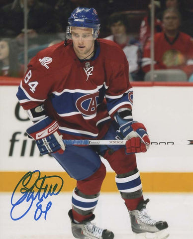 Guillaume Latendresse Autographed 8x10 Photo - Action (2)