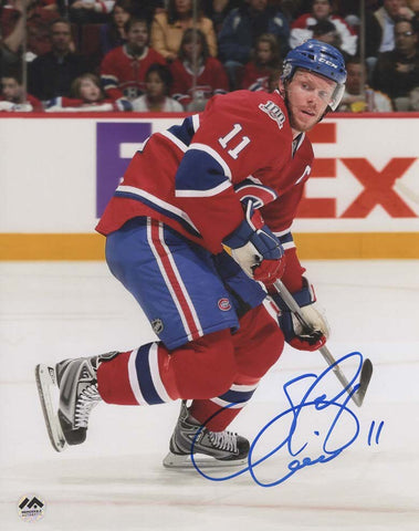 Saku Koivu Autographed 8x10 Photo - Skating