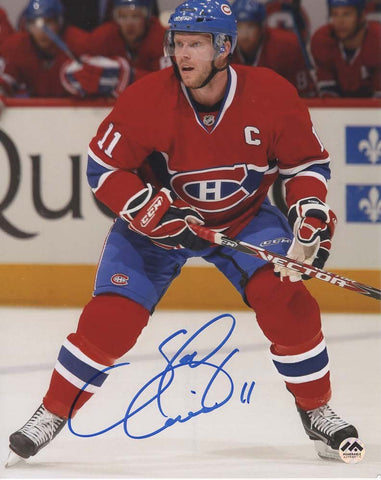 Saku Koivu Autographed 8x10 Photo - Action