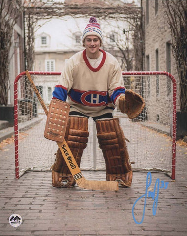 Samuel Montembeault Autographed 8x10 Photo - Street (2)