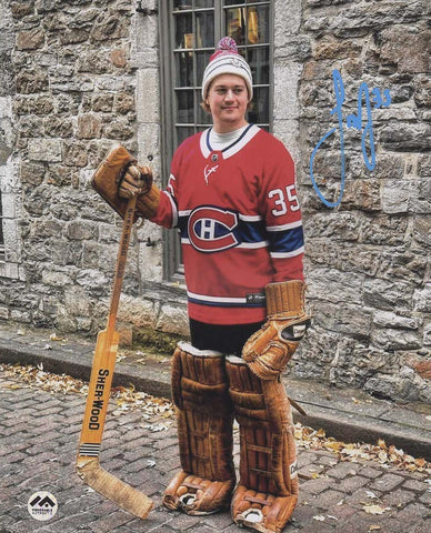 Samuel Montembeault Autographed 8x10 Photo - Street (1)