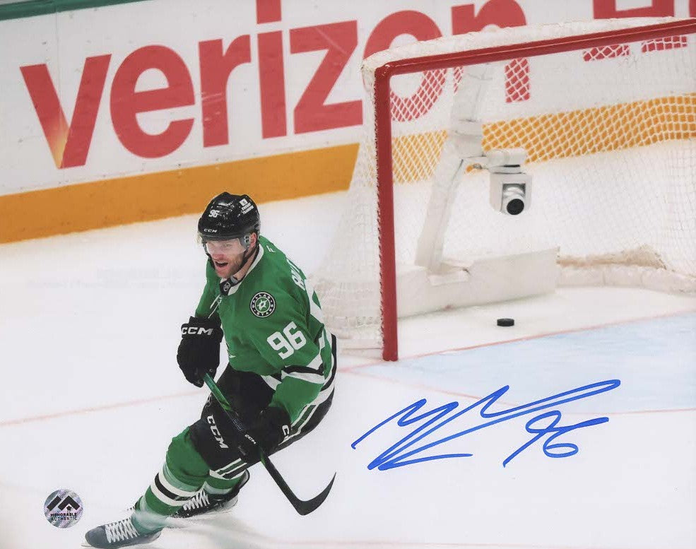 Mikko Rantanen Autographed 8x10 Photo - Goal – Memorable Authentic