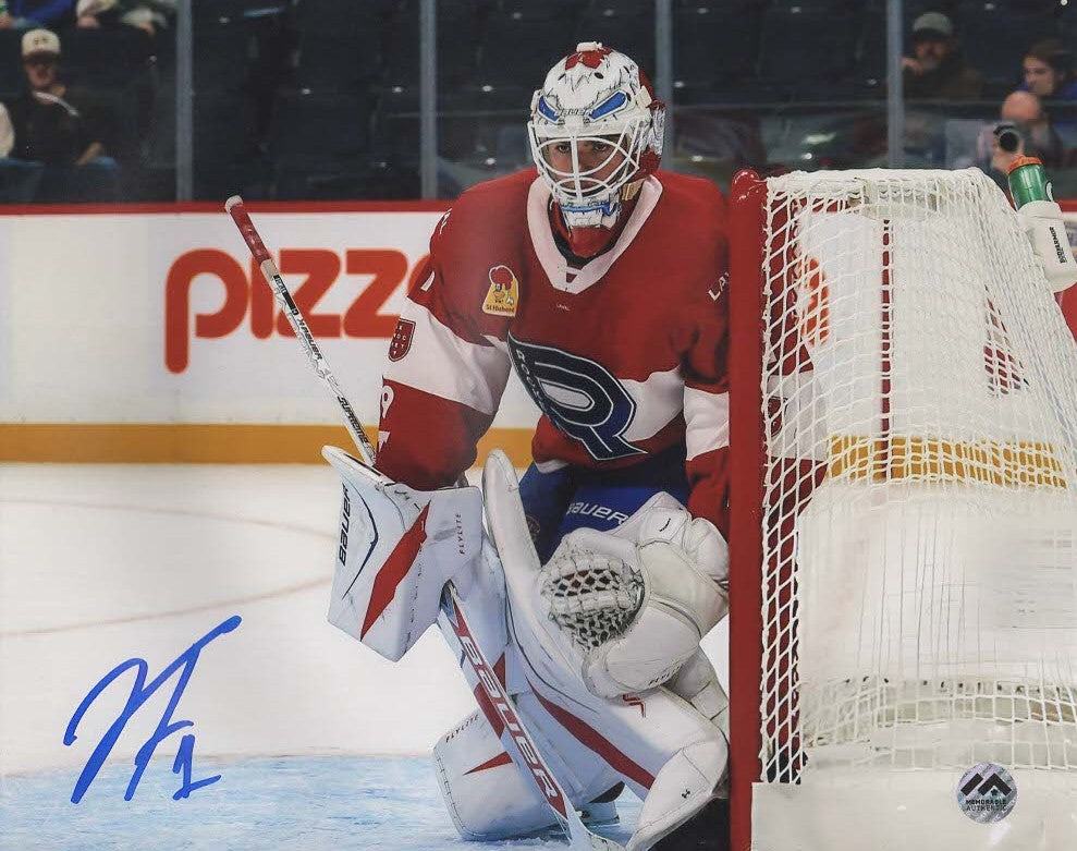 Jacob Fowler Autographed 8x10 Photo - Rocket Red Jersey