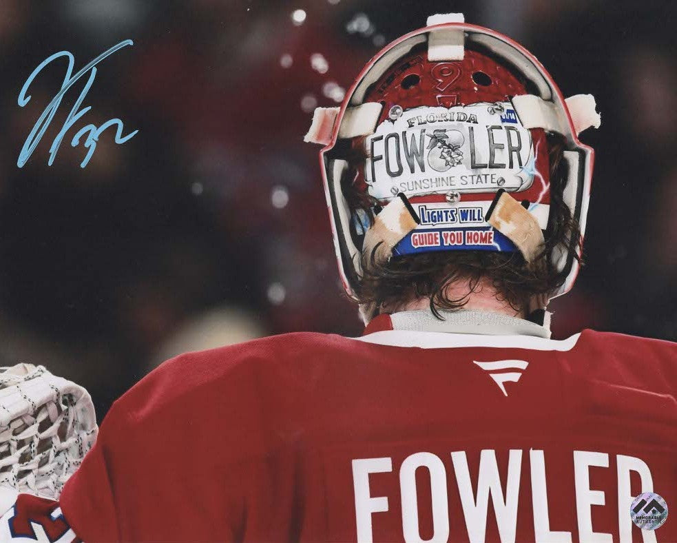 Jacob Fowler Autographed 8x10 Photo - Back