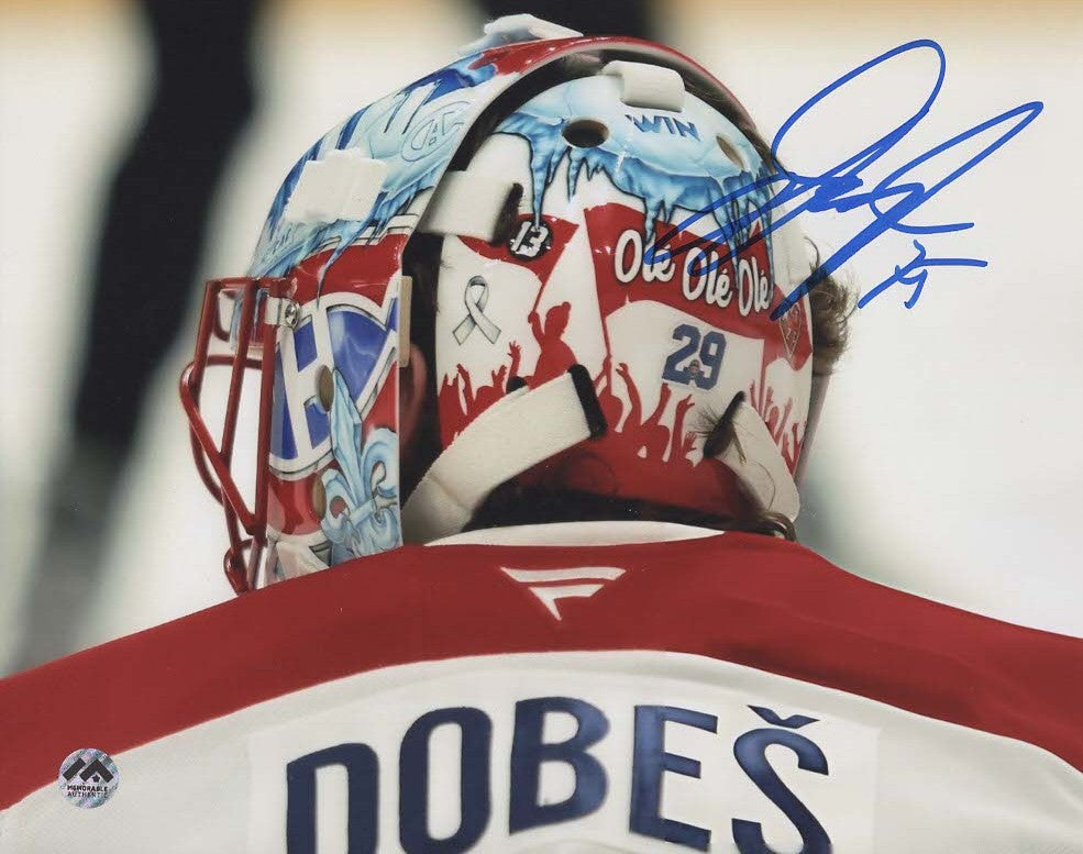 Jakub Dobes Autographed 8x10 Photo - Back
