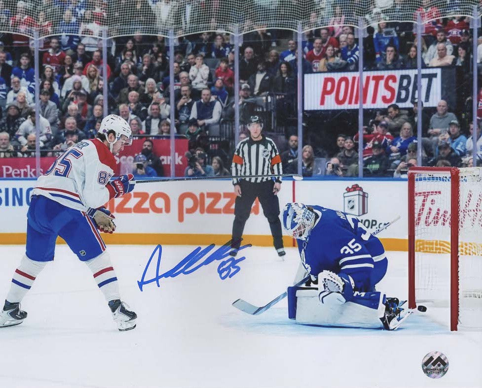 Alexandre Texier Autographed 8x10 Photo - French Poke