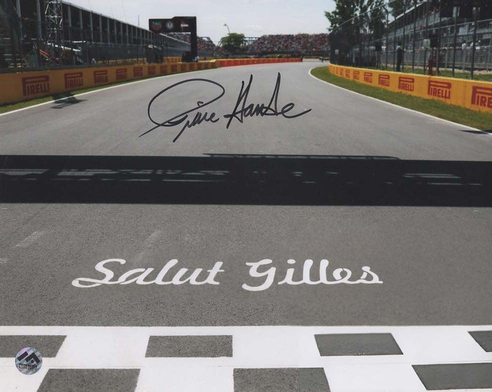 Pierre Houde Autographed 8x10 Photo - F1
