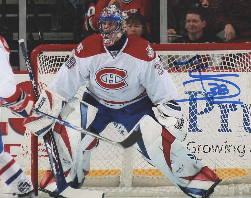Marc Denis Autographed 8x10 Photo - Action (Montreal)