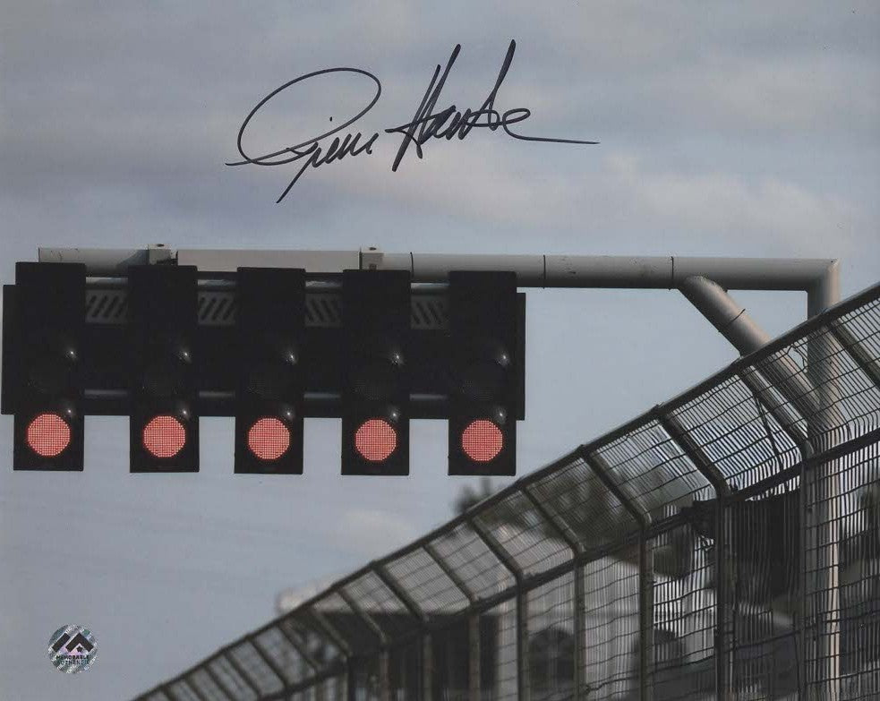 Pierre Houde Autographed 8x10 Photo - F1 (2)
