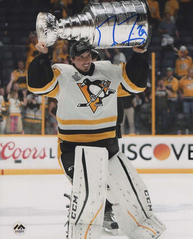 Marc-Andre Fleury Autographed 8x10 Photo - Stanley Cup