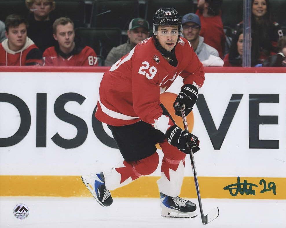 Michael Hage Autographed 8x10 Photo - Team Canada (Horizontal)