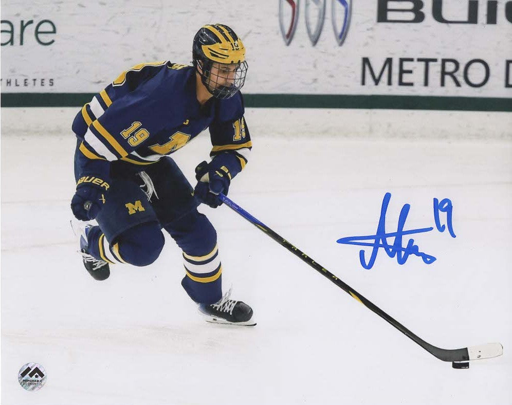 Michael Hage Autographed 8x10 Photo - Action (Michigan)