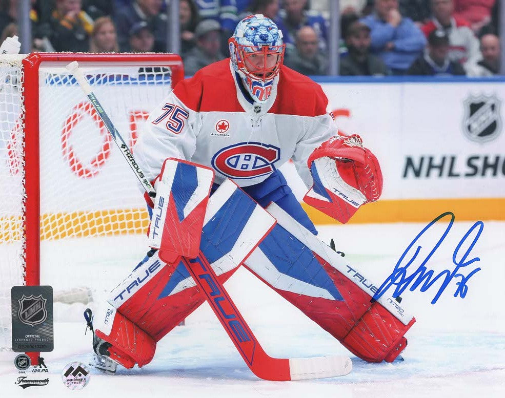 Jakub Dobes Autographed 8x10 Photo - White Jersey