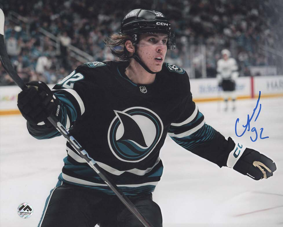 Igor Chernyshov Autographed San Jose Sharks 8x10 Photo - Celebration