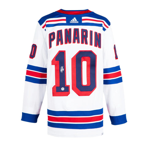 Artemi Panarin Signed New York Rangers White adidas Jersey