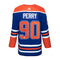 Corey Perry Autographed Edmonton Oilers Blue adidas Jersey
