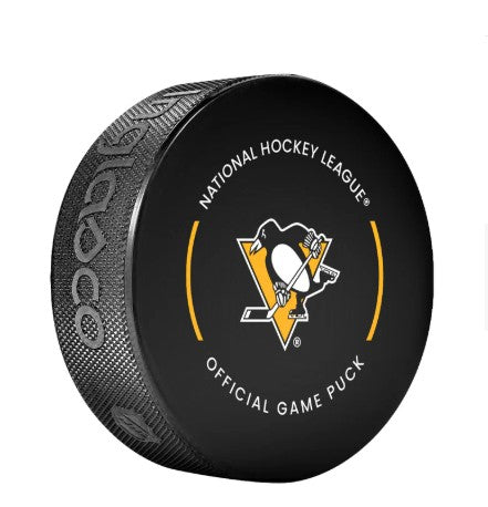 PRE-ORDER - Marc-Andre Fleury Autographed Puck - Official (Pittsburgh)