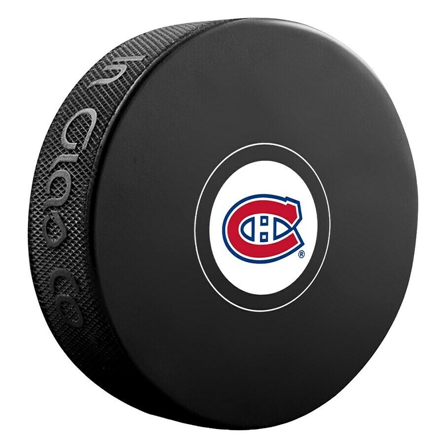 PRE-ORDER - Samuel Montembeault Autographed Puck - Logo