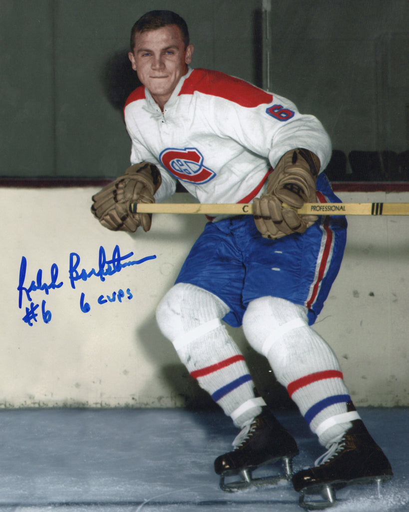 Ralph Backstrom Autographed & Inscribed 8x10 Photo - Action
