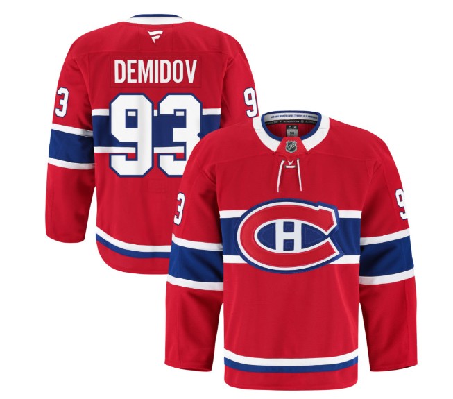 PRE-ORDER - Ivan Demidov Autographed Fanatic Premium Jersey