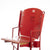 (PAST AUCTION) <br> Lot 11: Guy Lafleur Quebec Colisée Autographed and Inscribed Red Chair