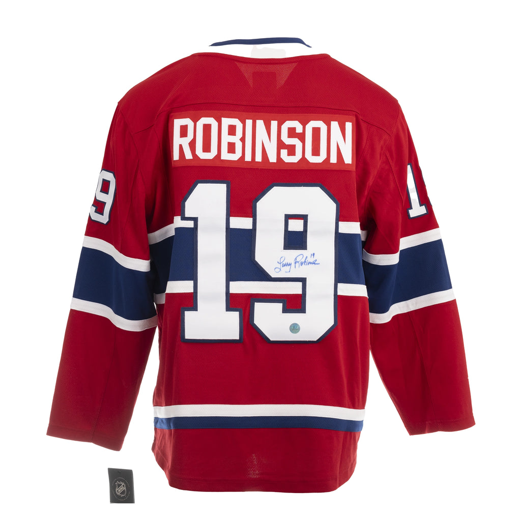 (PAST AUCTION) <br> Lot 82: Larry Robinson Autographed Fanatics Vintage Jersey - Montreal Canadiens