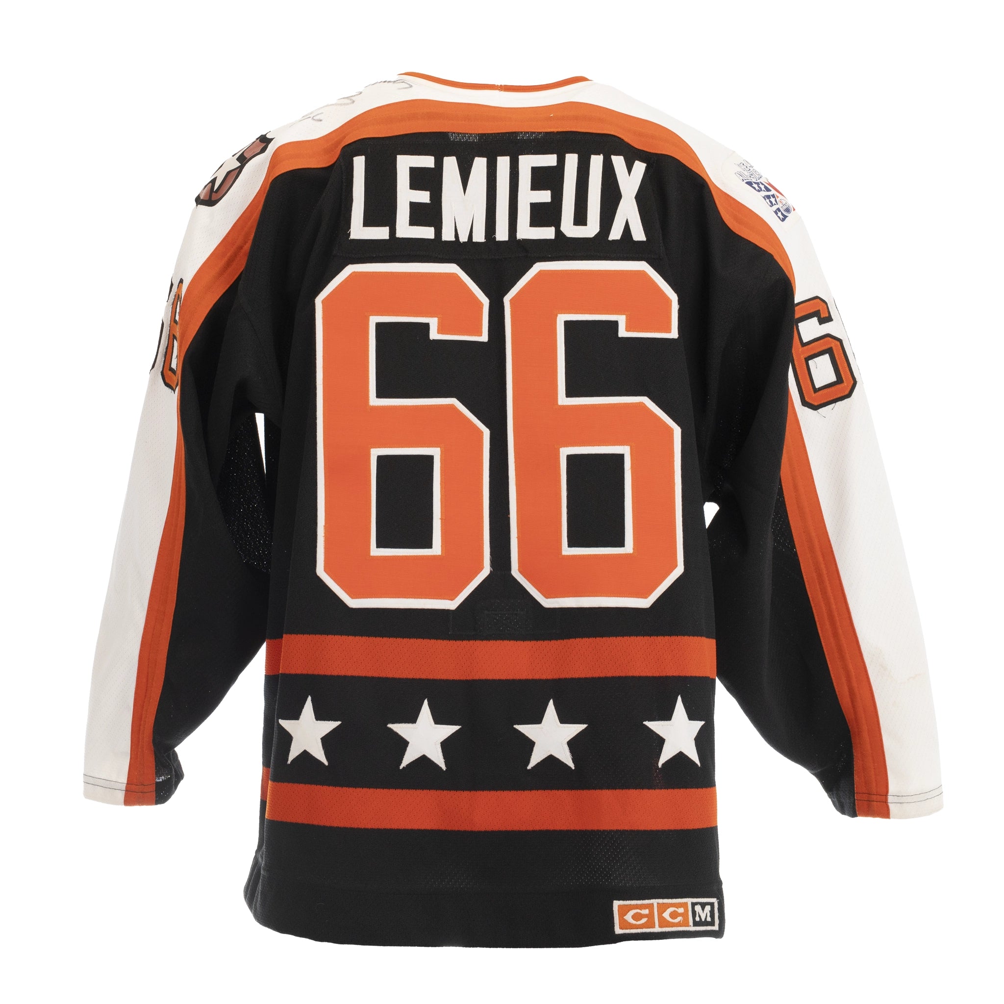 PAST AUCTION Lot 9 Mario Lemieux Autographed Game Issued Jersey 1 Memorable Authentic