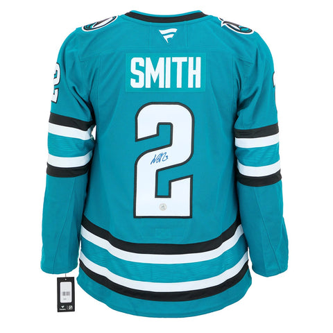 Will Smith Autographed San Jose Sharks Fanatics Premium Jersey