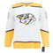 Juuse Saros Autographed Nashville Predators White Fanatics Premium Jersey