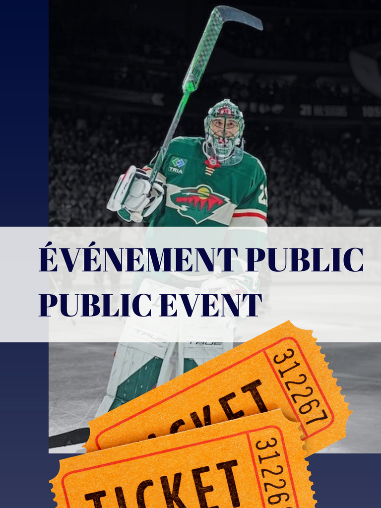BILLET ÉVÉNEMENT PUBLIC / PUBLIC SIGNING TICKET - MARC-ANDRE FLEURY