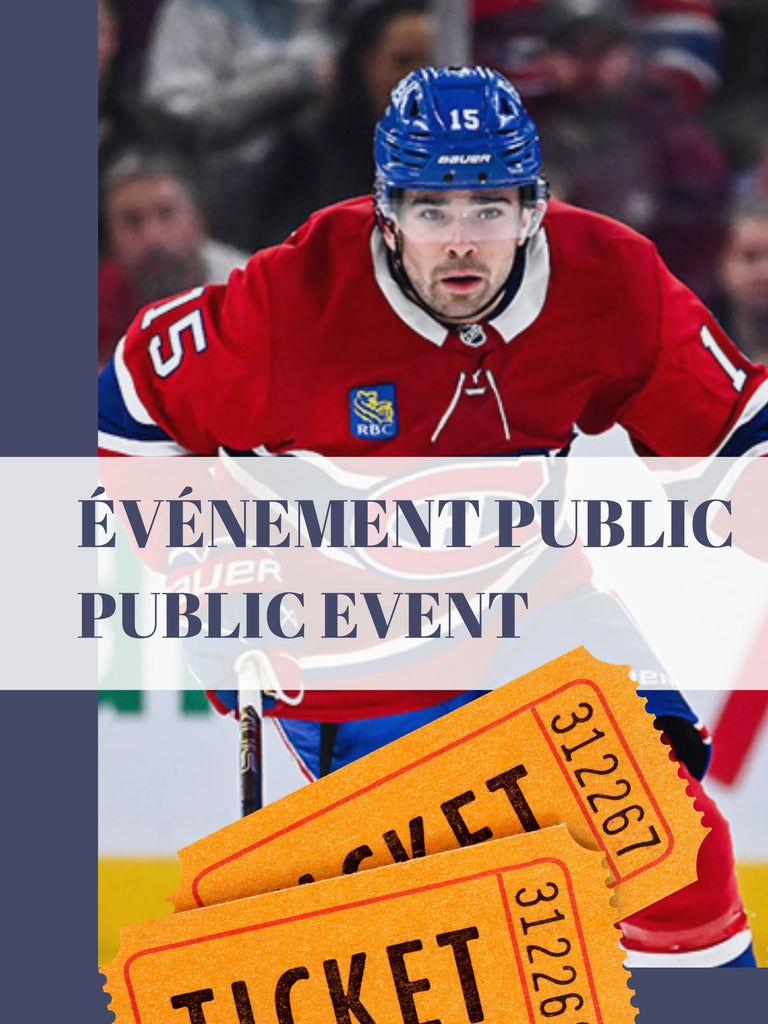 BILLET ÉVÉNEMENT PUBLIC / PUBLIC SIGNING TICKET - ALEX NEWHOOK
