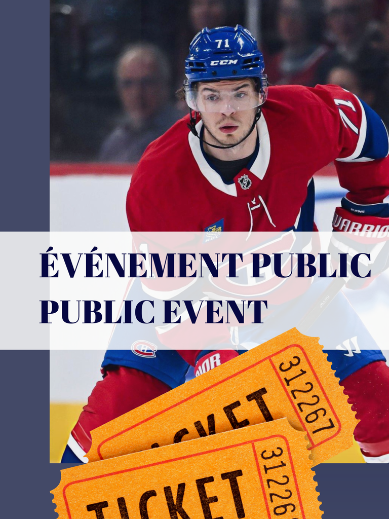 BILLET ÉVÉNEMENT PUBLIC / PUBLIC SIGNING TICKET - JAKE EVANS