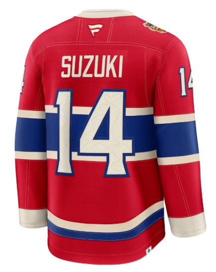 Nick Suzuki unsigned Fanatic Premium Jersey - Heritage Classic 2026