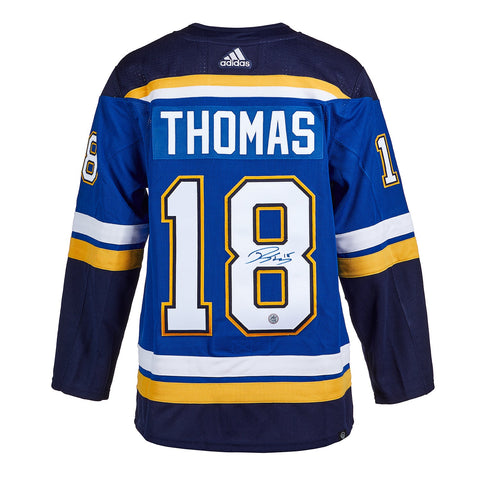 Robert Thomas Autographed St Louis Blues Adidas Authentic Jersey - HOME