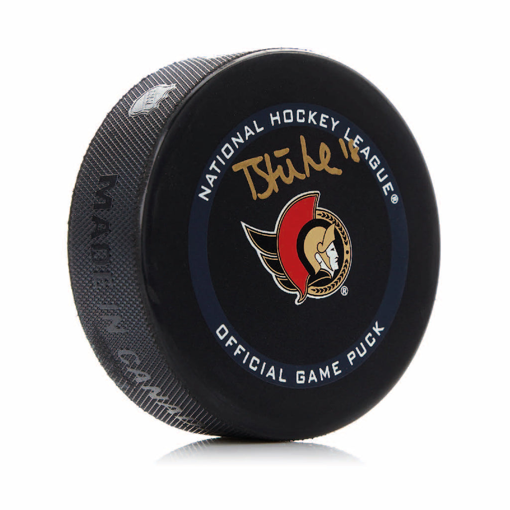 Tim Stutzle Ottawa Senators Autographed Puck - Official