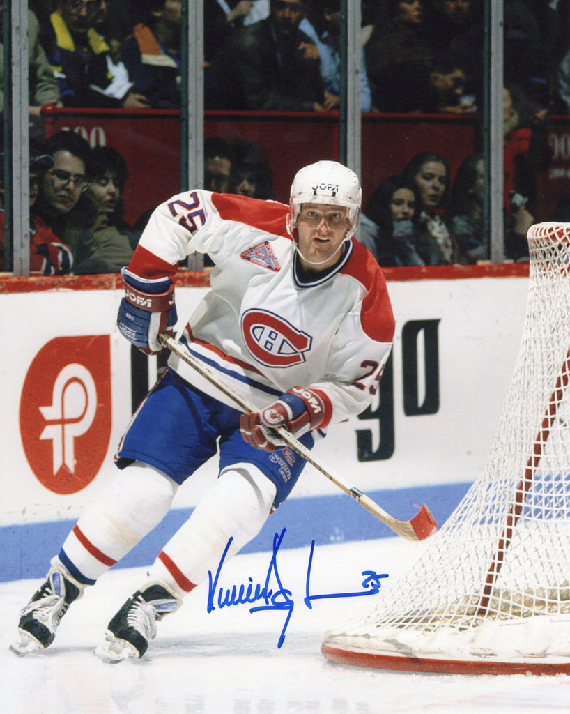 Vincent Damphousse Autographed 8x10 Photo - Action (2)