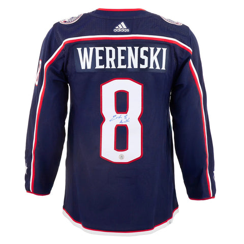 Zach Werenski Autographed Columbus Blue Jackets Adidas Authentic Jersey