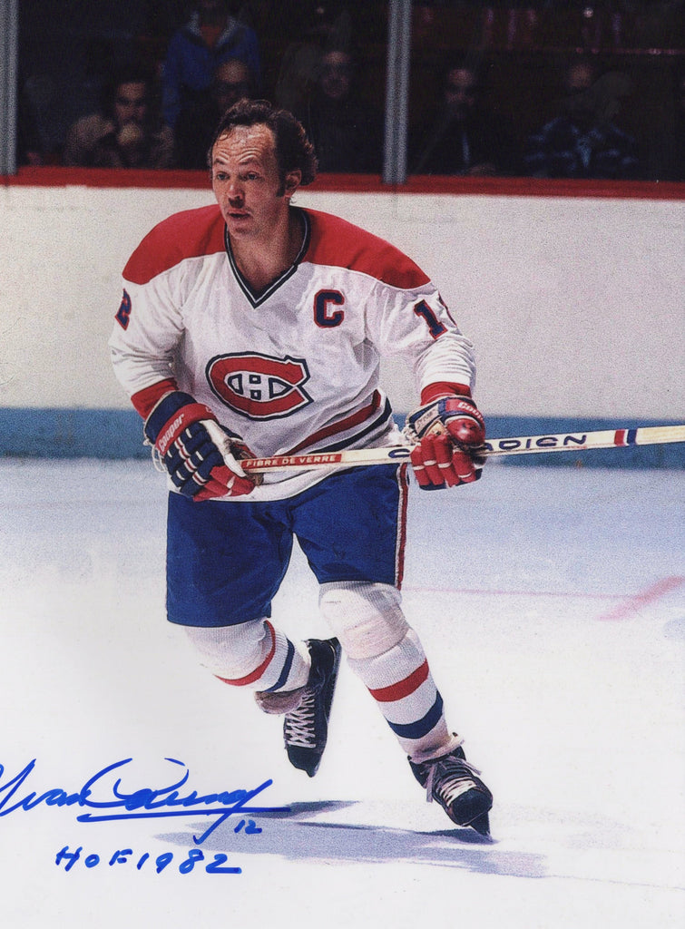 Yvan Cournoyer Autographed & Inscribed 8x10 Photo - Action (3)
