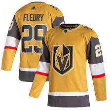 PRE-ORDER - Marc-André Fleury Autographed Gold Adidas Authentic Jersey - Vegas