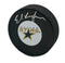 Ed Belfour Autographed Puck - Logo Dallas