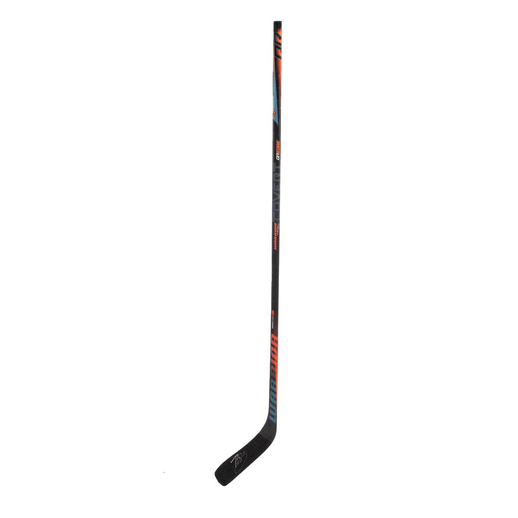 (PAST AUCTION) <br> LOT 35: BRENDAN GALLAGHER  AUTOGRAPHED WARRIOR GAME-ISSUED STICK FROM 2020-2021