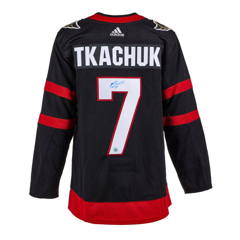 Brady Tkachuk Autographed Ottawa Senators Adidas Authentic Jersey